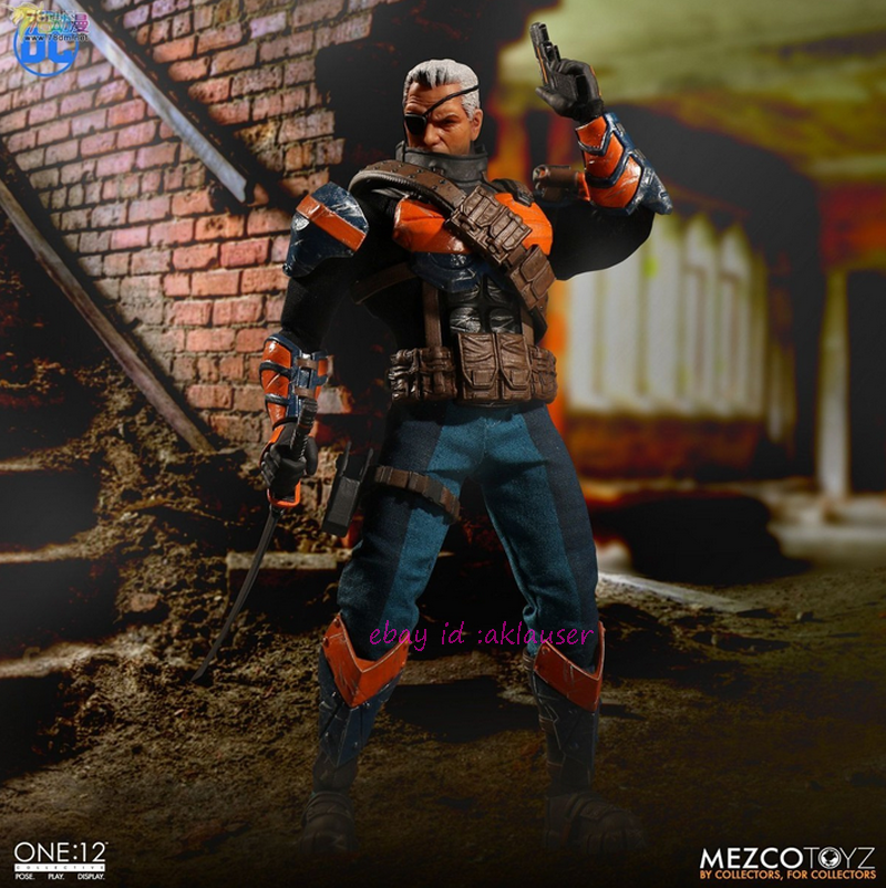 Mezco Toyz 1/12 Collective Marvel Dc Deathstroke Action Figure