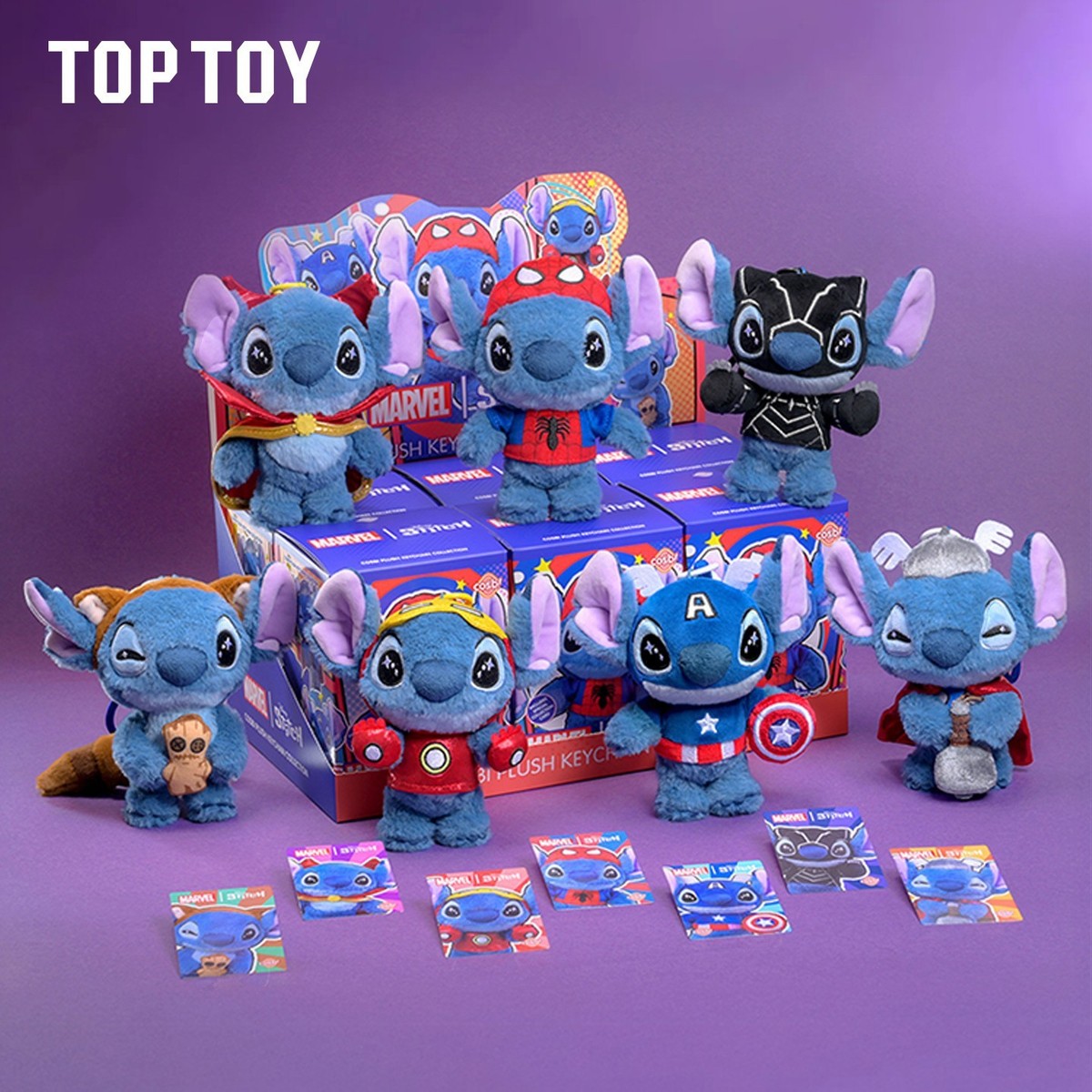 TOPTOY Marvel Stitch COSBI Collection Plush Series Blind Box