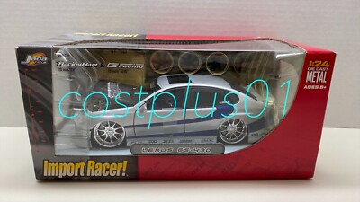 JADA IMPORT RACER LEXUS GS430 WITH EXTRA WHEELS 1:24 SILVER | eBay