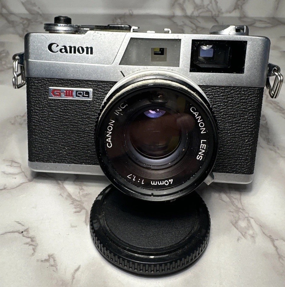 Canon Canonet QL17 GIII G3 40mm f1.7 Rangefinder Camera From JAPAN
