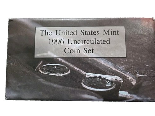 United States Mint 1996 Uncirculated 12-Coin Complete Set with COA