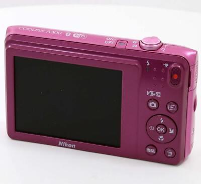 Nikon Coolpix A300 20.05MP Digital Camera Pink 18208264834| eBay