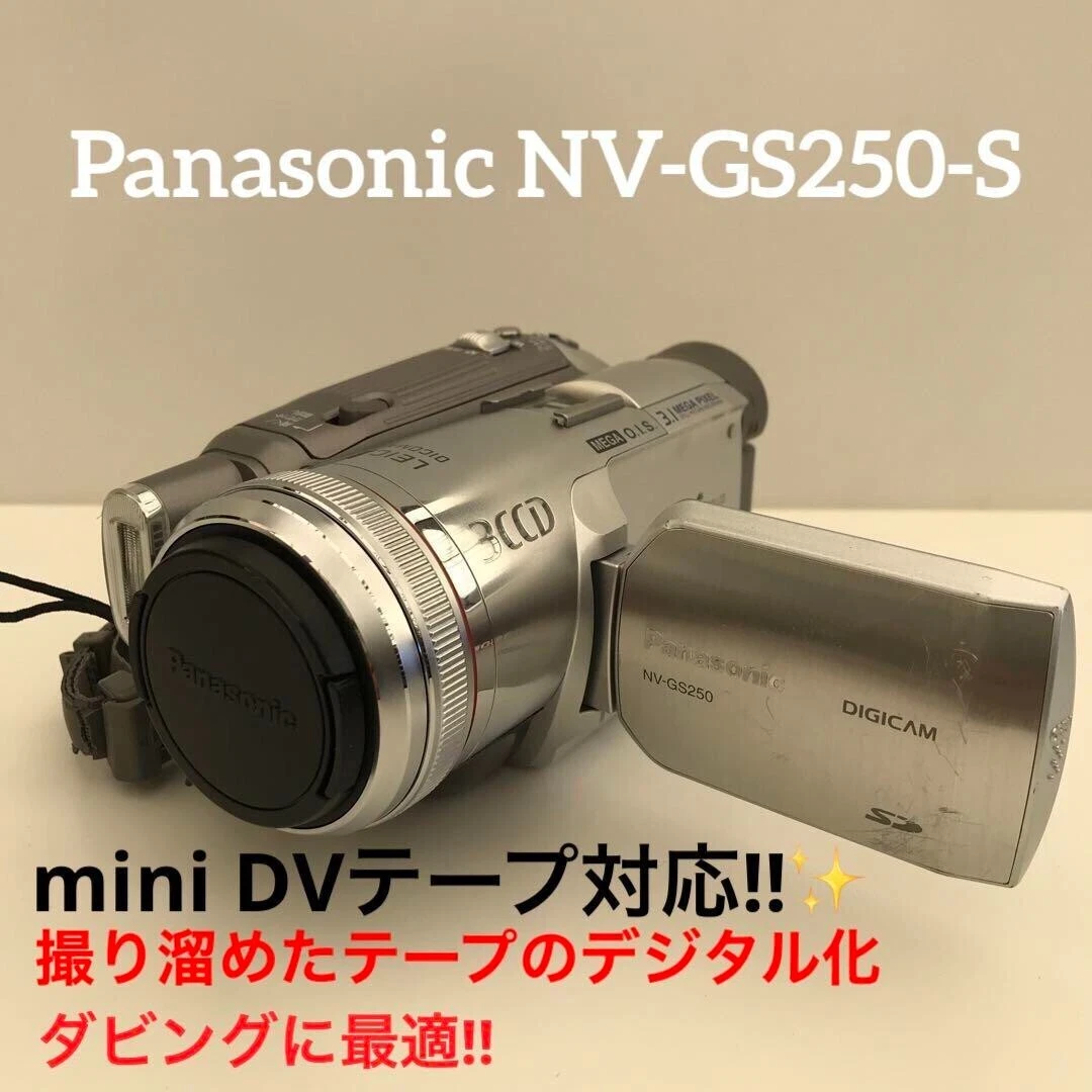 希少 動作品 Mini DV パナソニックビデオカメラ NV-GS150 大人気