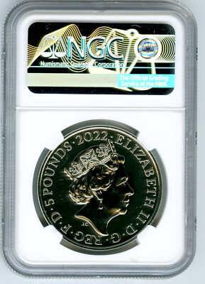 NGC MS69DPL 2022 イギリス £5 Commonwealth 2022 GREAT BRITAIN 5PD