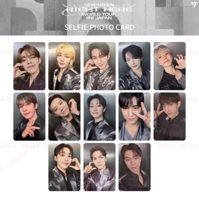SEVENTEEN RIGHT HERE WORLDTOUR (IN) JAPAN SELFIE PHOTO CARD | eBay