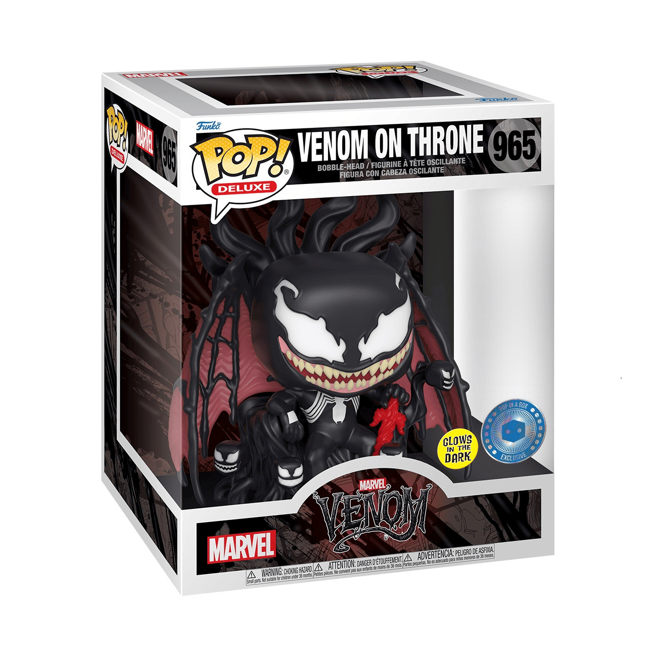 Funko Pop! Deluxe: Marvel - Venom (Glows in the Dark) - Mama Mio