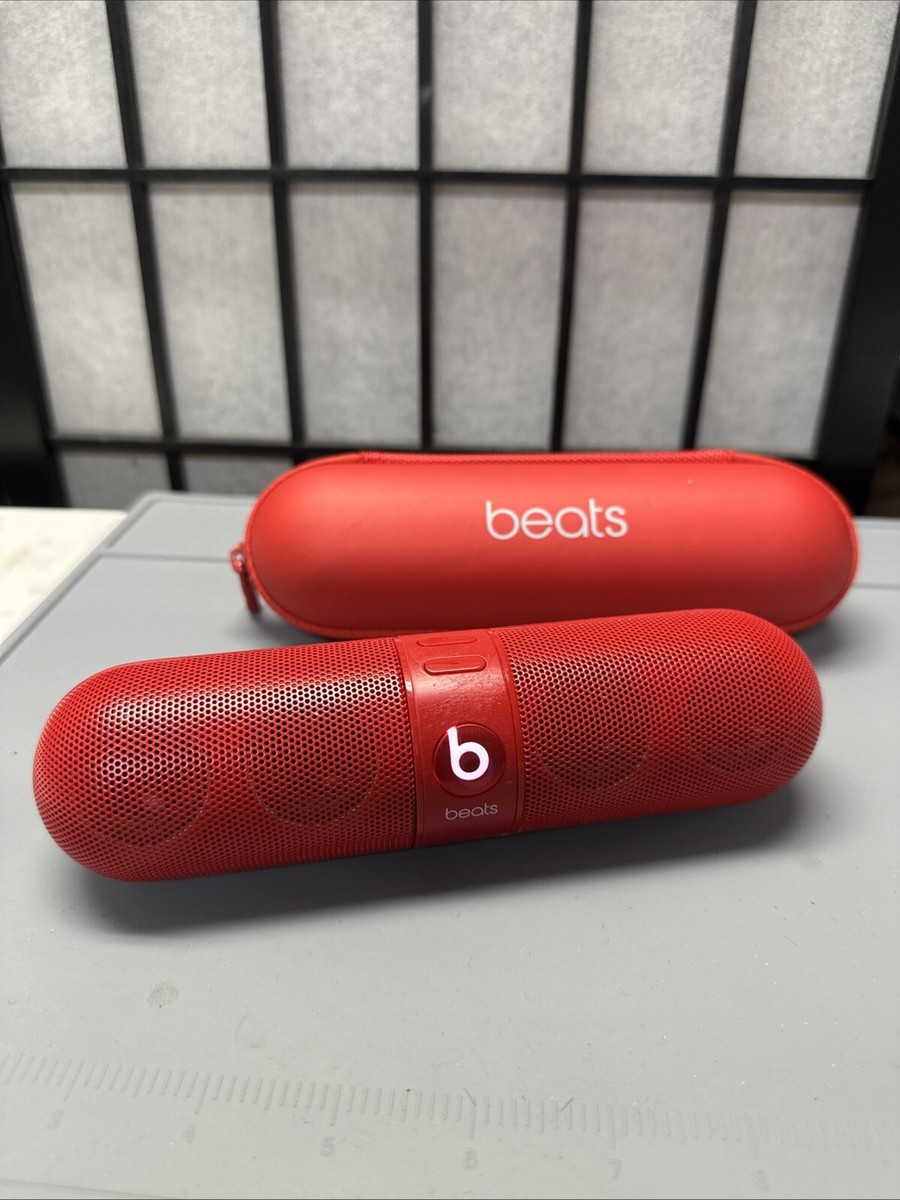 Authentic Beats Pill 2.0 Bluetooth speaker with charge out - Red