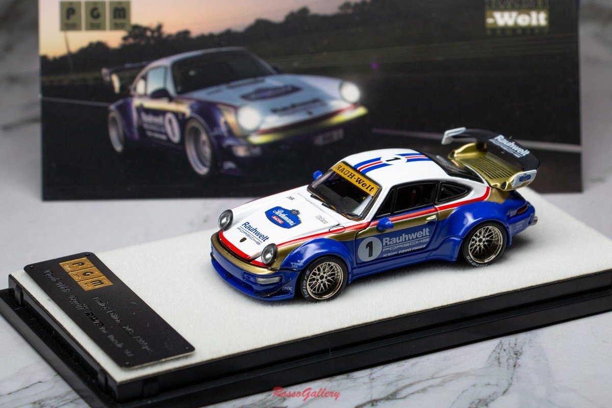 PGM 1/64 RWB White/Blue #1.2 porsche 964