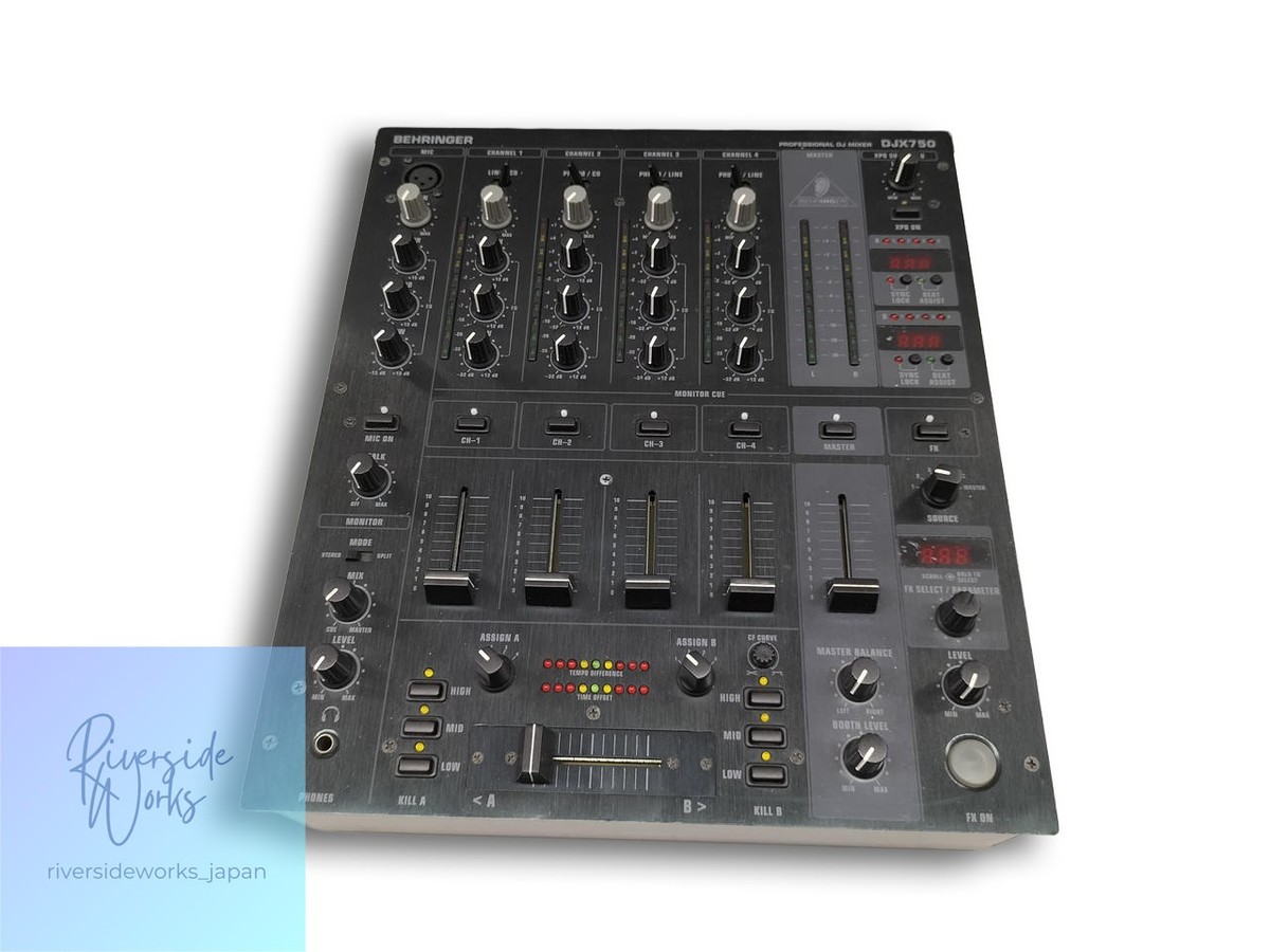 Behringer DJX-750 5-Channel DJ Mixer - Black for sale online | eBay