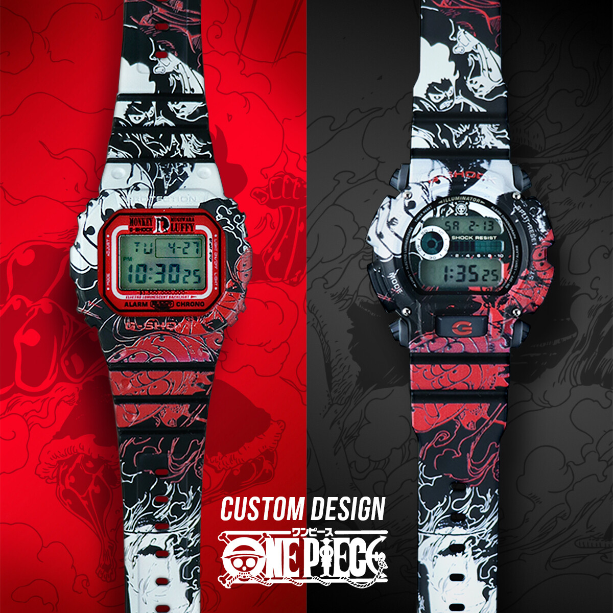 One Piece Custom Design on G-Shock | One Piece G-Shock Watch | eBay