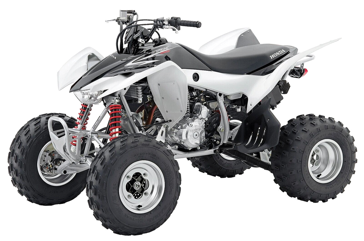 HONDA TRX 400EX 400X ROSS WHITE REAR FENDERS 2008-2014. 80100-HN1