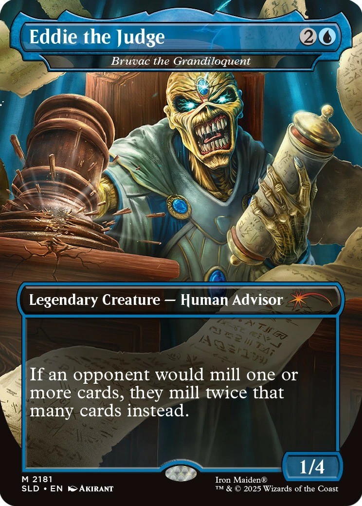 PSL MTG Secret Lair x Iron Maiden Eddie Unchained English Cards