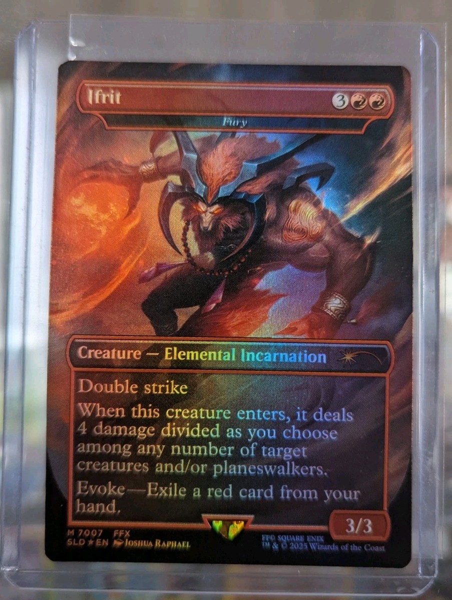 MTG FF イフリート Ifrit foil 激情 secret lair MTG】FF Secret Lair