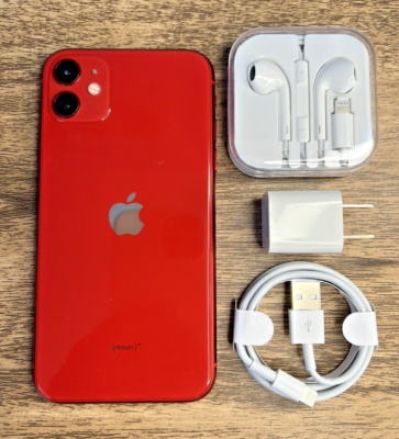 Apple iPhone 11 (PRODUCT) RED - 64GB (Factory Unlocked) - Good