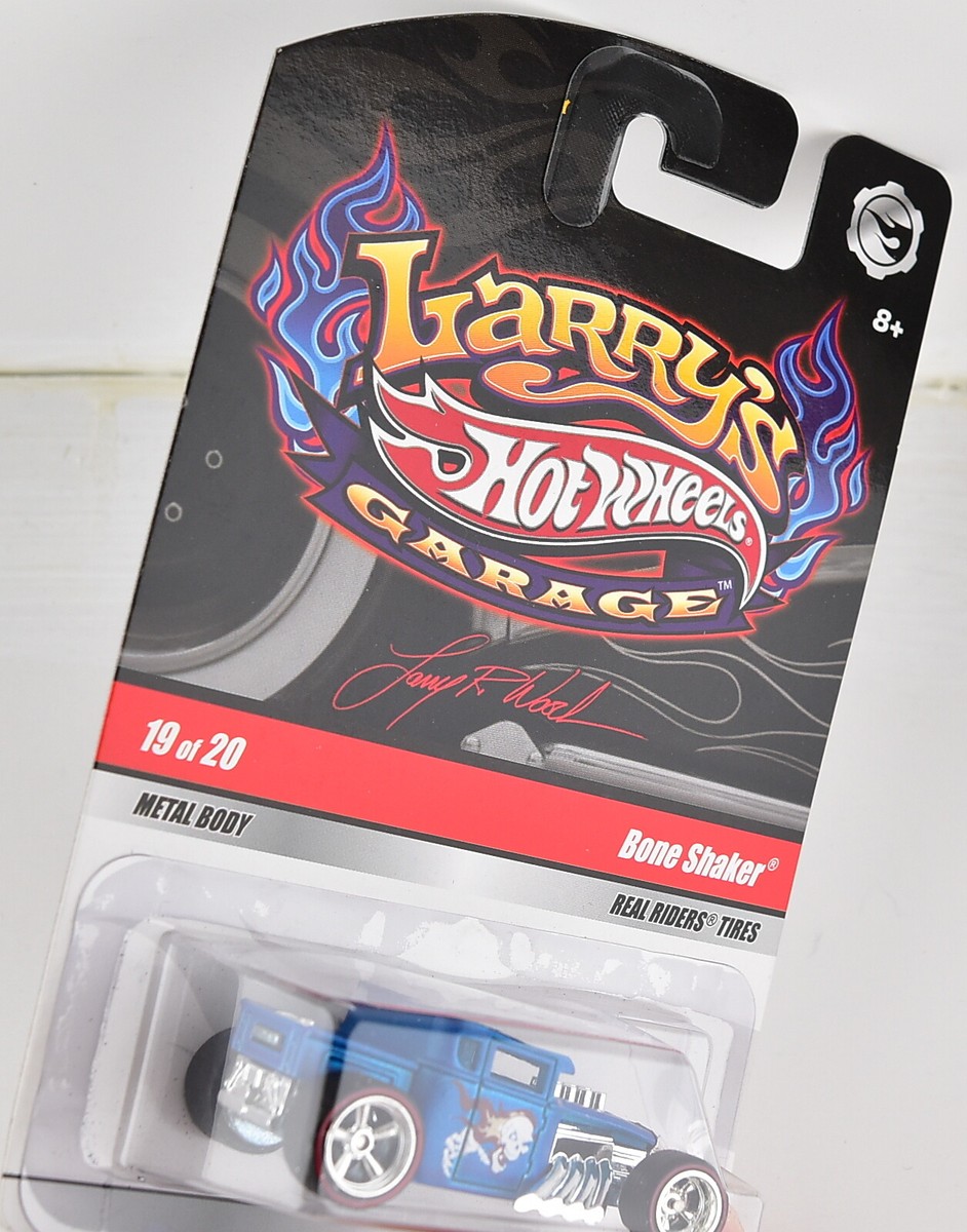 HOT WHEELS LARRY'S GARAGE BONE SHAKER #19/20 BLUE W+ | eBay
