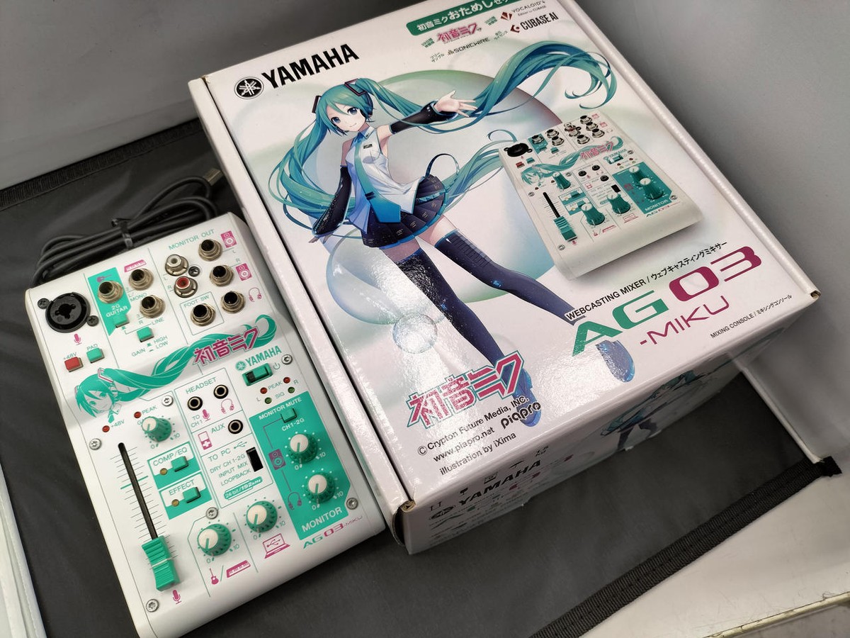 AG03-MIKU オーディオインターフェース ミキサー