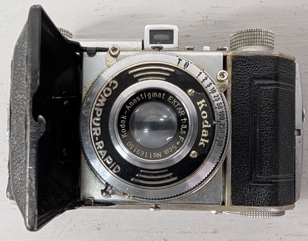 Kodak Retina 35mm Film Camera Anastar 50mm f/3.5 Lens Compur-Rapid