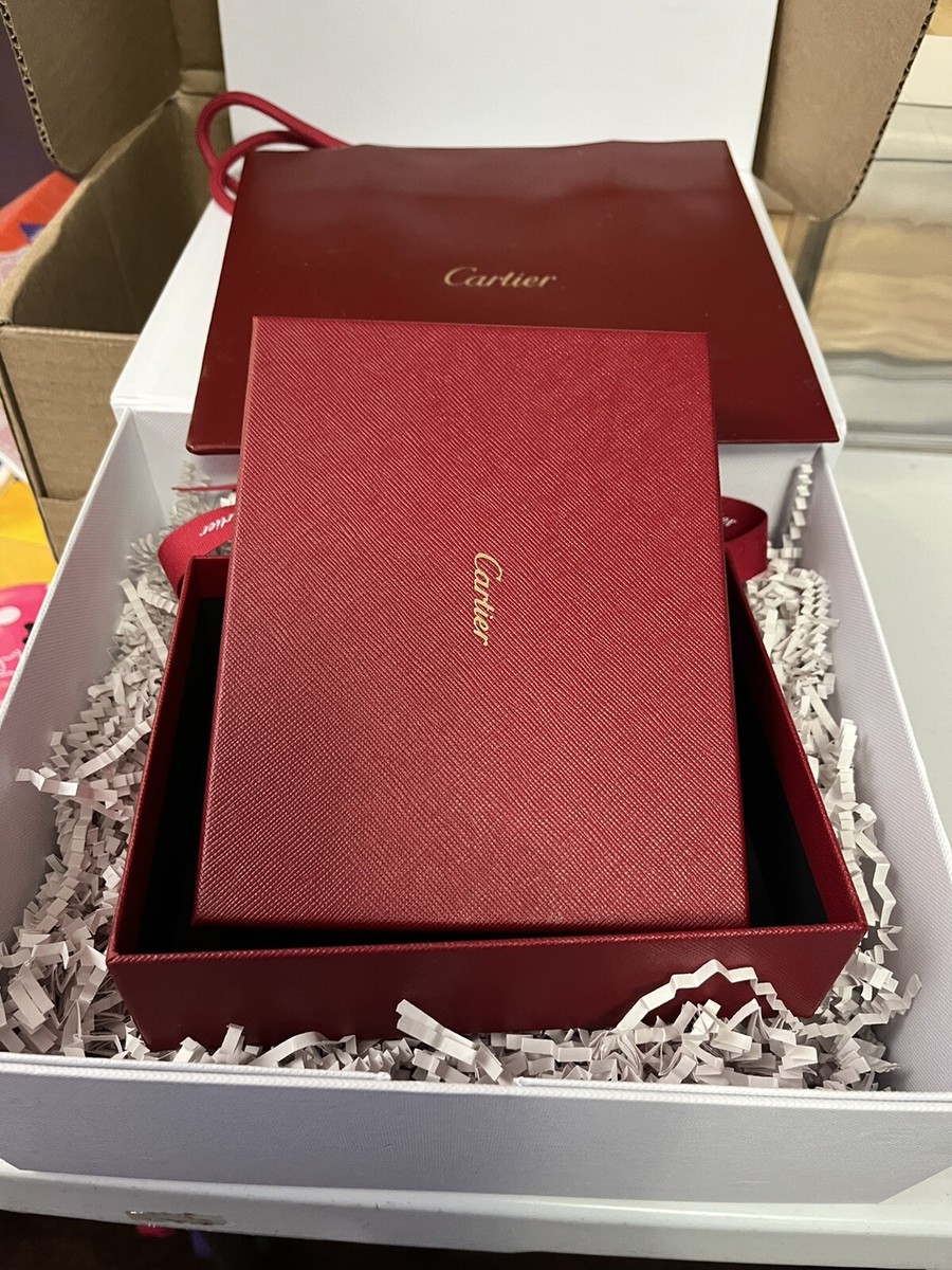 cartier gift box authentic. Red And White Box Included | eBay