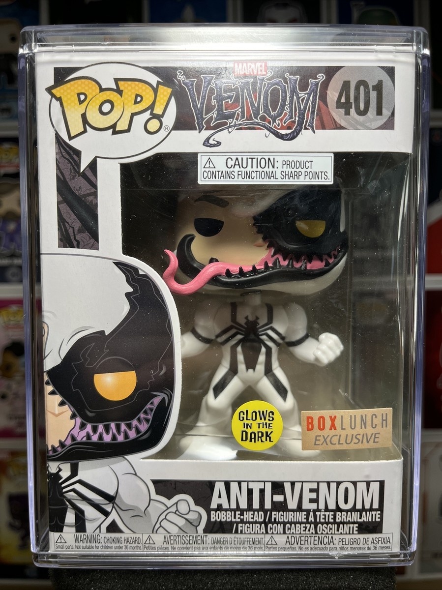 Funko Pop! Anti Venom 401 GITD Box Lunch Excl Marvel Venom w/XL
