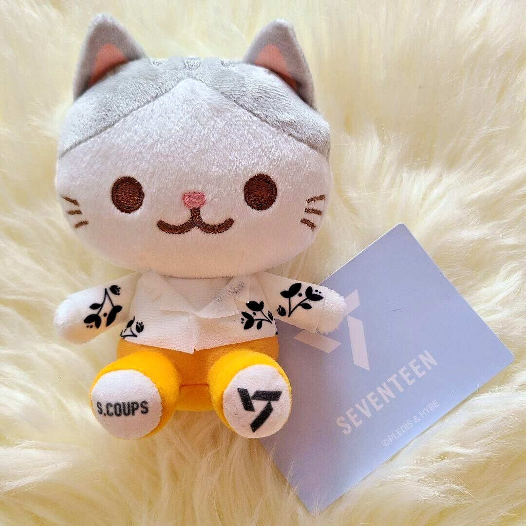 SEVENTEEN PetiTEEN S.COUPS Mini Plush Toy Doll Mascot Set 4 SEGA