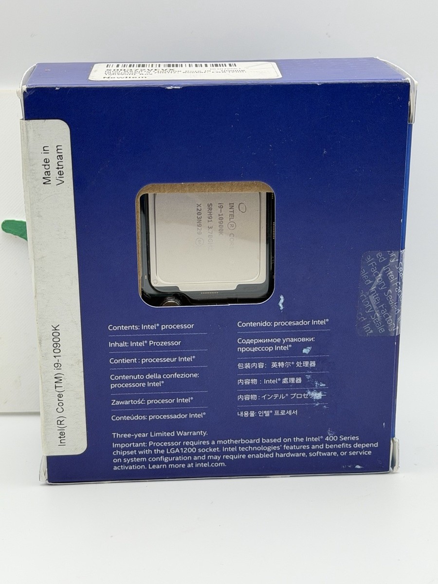 intel Core i9 10900k 美品 良い intel Core i9 10900k 中古美品 Intel