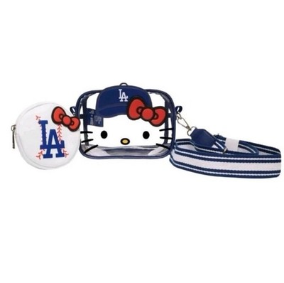 LA ドジャース × Hello Kitty クロスボディバック ポーチ ハローキティ