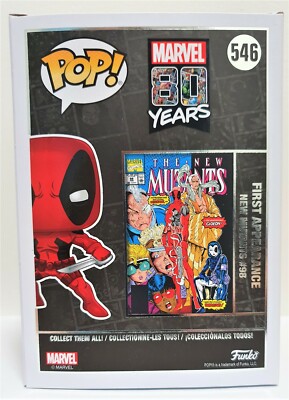 Funko Pop Deadpool # 546 Marvel 80th Years First Appearance