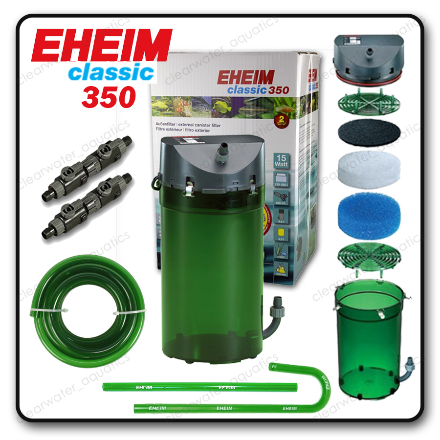 NEW EHEIM Classic 250 350 600 Aquarium EXTERNAL FILTER Fish Tank