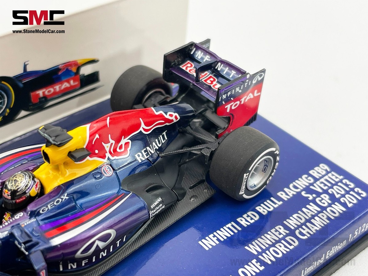 ミニチャンプス 1/43 レッドブル RB9 ベッテル 2013バーレーン優勝
