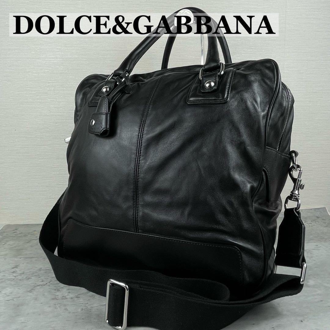 D&G ドルチェアンドガッバーナ ボストン バッグ 黒 メンズ ブラック