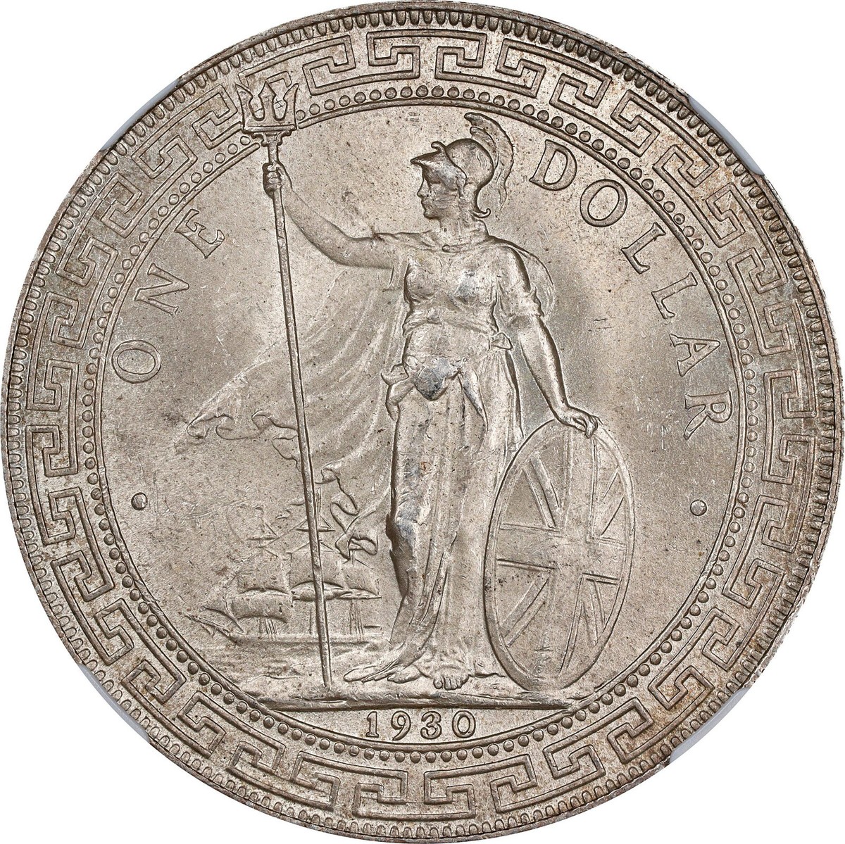 Great Britain: George V Trade Dollar 1930, NGC MS-63, London Mint