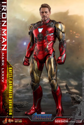 1/6 Avengers Endgame Iron Man Mark LXXXV Battle Damaged Hot Toys