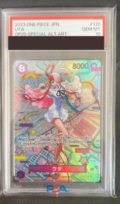 PSA10】ウタ SEC SP OP02-120 新時代の主役 PSA 10 One Piece Card UTA
