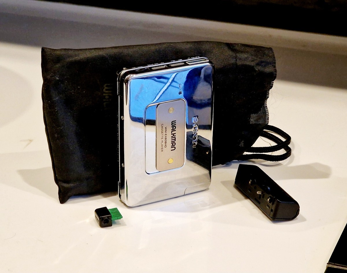Sony Walkman WM-EX808HG Limited Edition Mirror Chrome Cassette