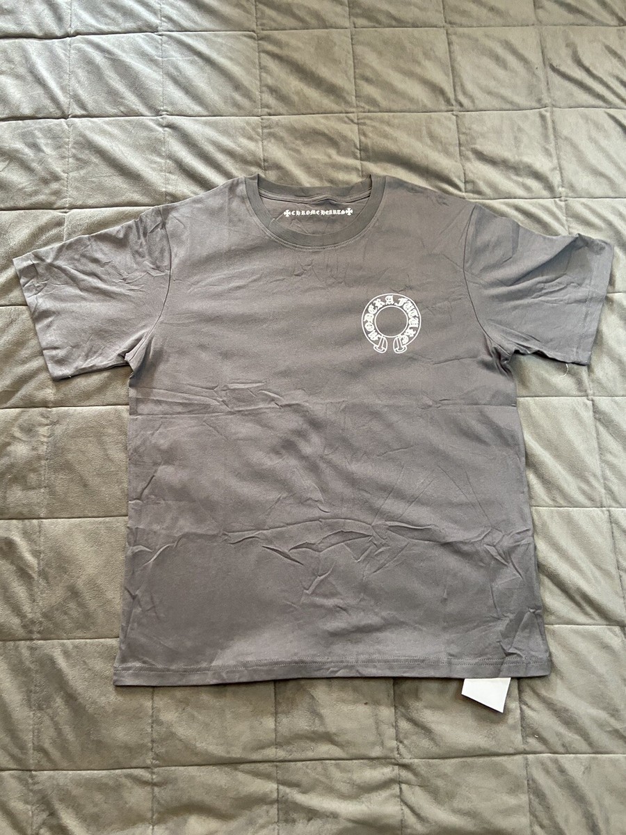 Chrome Hearts Classic Horseshoe Pocket Tee T-Shirt Gray/White | eBay
