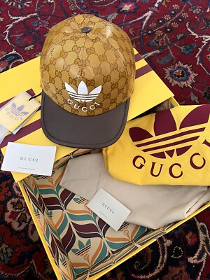 Adidas x Gucci Baseball Hat Unisex size Small 57mm Original