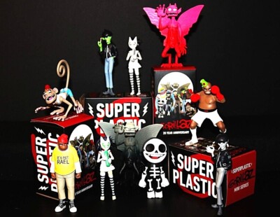 SuperPlastic x Gorillaz: 20+ 20th Anniversary Minis & Strange