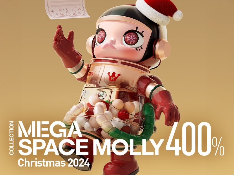ポスター POP MART MEGA SPACE MOLLY 400% PopMart x KennysWork Mega