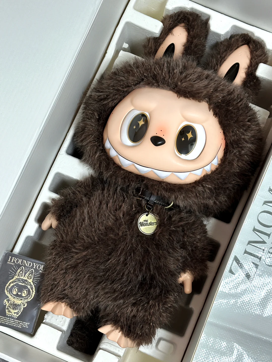 新品 THE MONSTERS I FOUND YOU ぬいぐるみ（茶ジモモ） 新品】THE