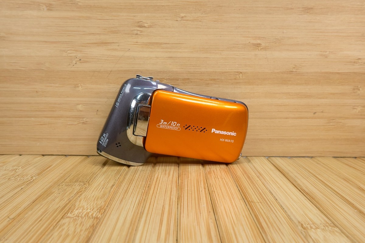 Panasonic HX-WA10 Waterproof Dual Camcorder, FOR PARTS OR REPAIR