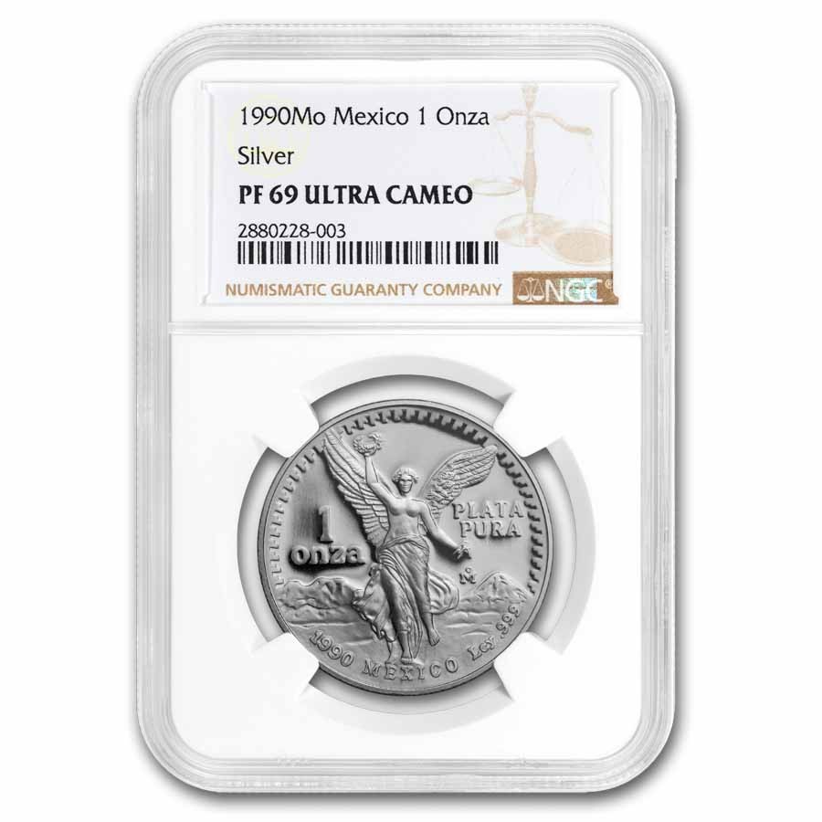 1990 Mexico 1 oz Proof Silver Libertad PF-69 NGC | eBay