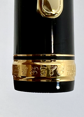 New Platinum #3776 CENTURY Fountain Pen Black in Black M-Nib PNB