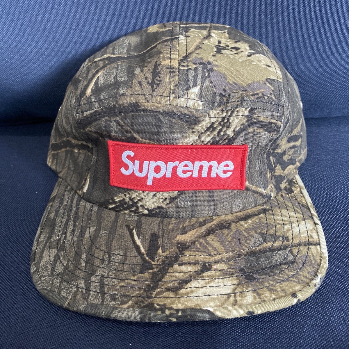 Supreme Real Tree Camo Camp Cap Red Box Logo FW 2011 Nike SB | eBay