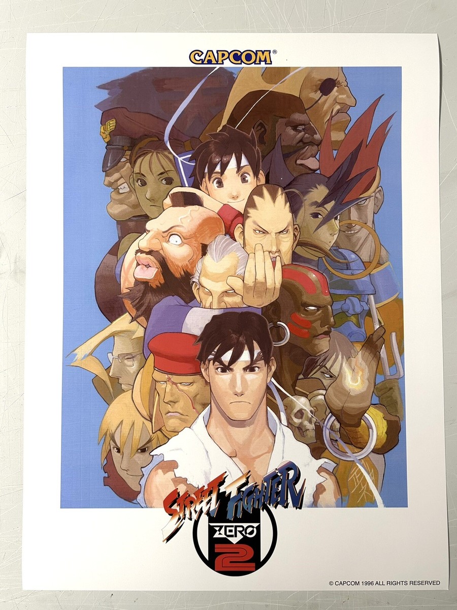 ストリートファイターZERO2 ポスター3枚 ストリートファイターZERO2