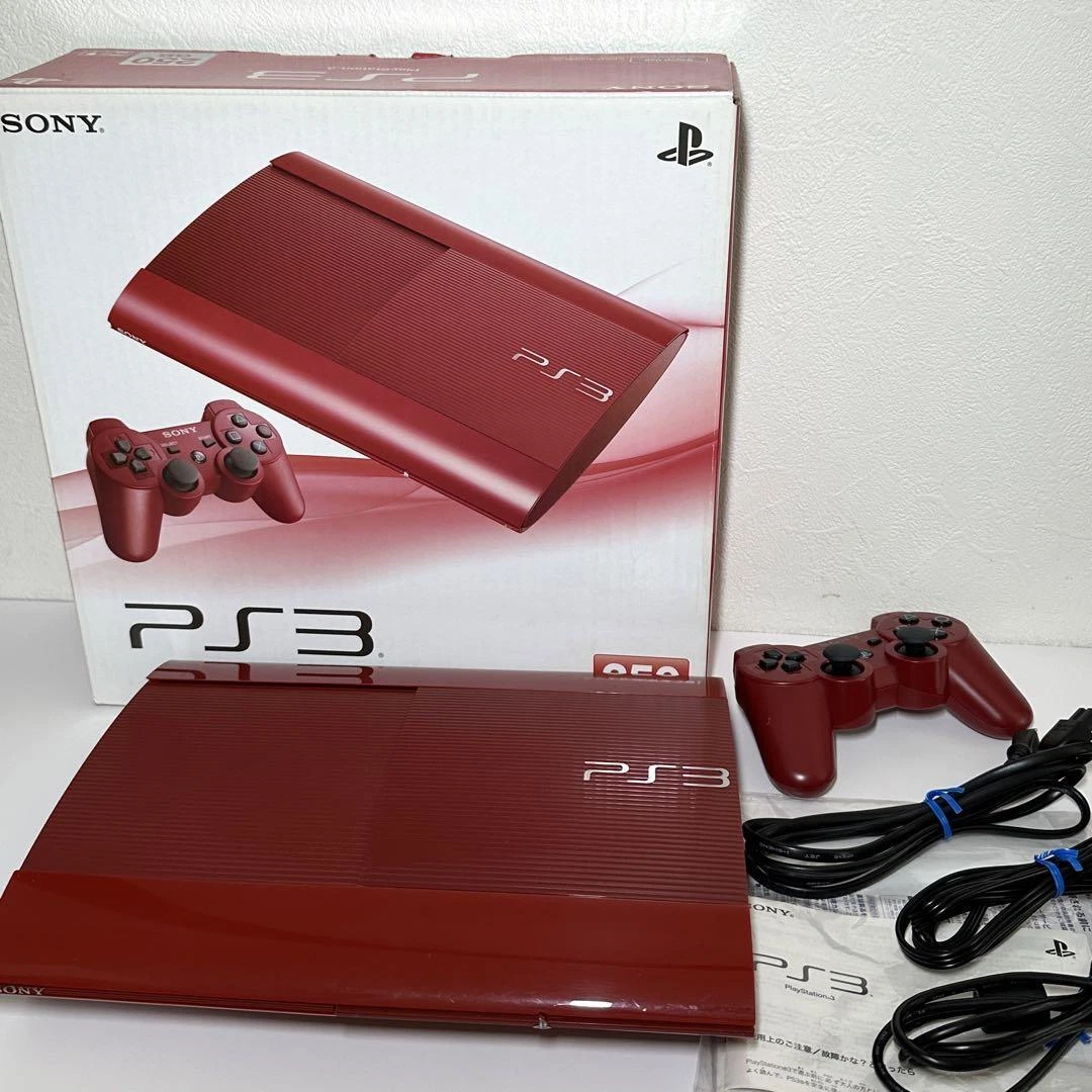 PlayStation 3 - Super Slim Red Video Game Home Consoles for sale