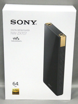 SONY WALKMAN 64GB Hi-Res ZX Series Audio Player NW-ZX707 Black