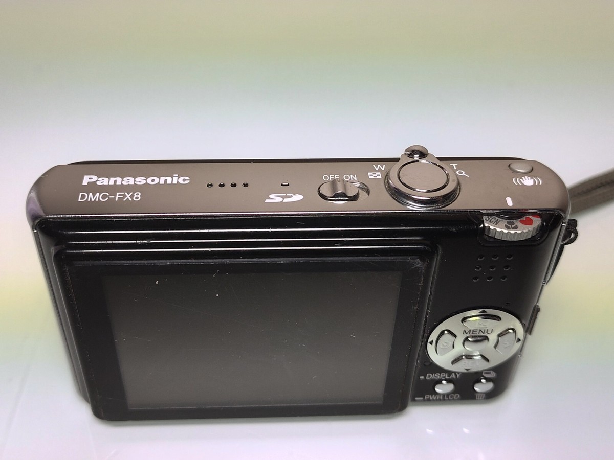 Panasonic LUMIX DMC-FX8 5.0MP Digital Camera Black ***READ*** New