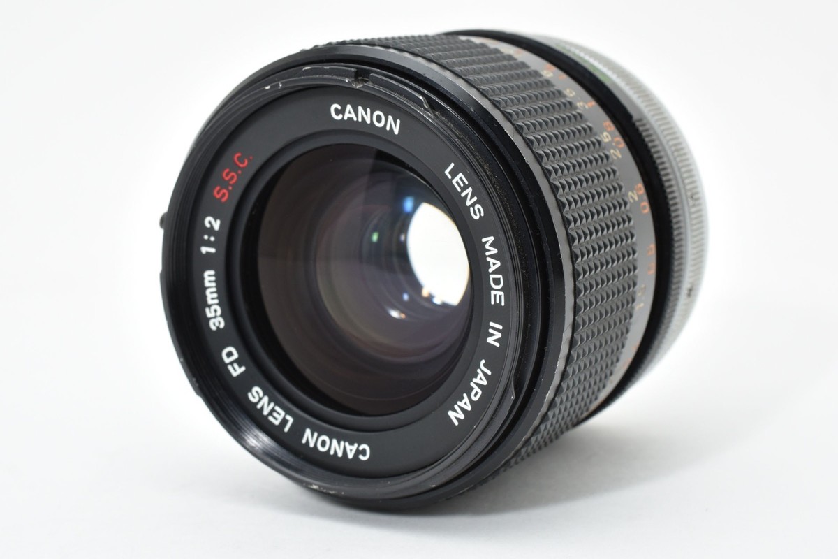 希少 Canon FD 35mm F2 S.S.C concave 864 希少 Canon FD 35mm F2