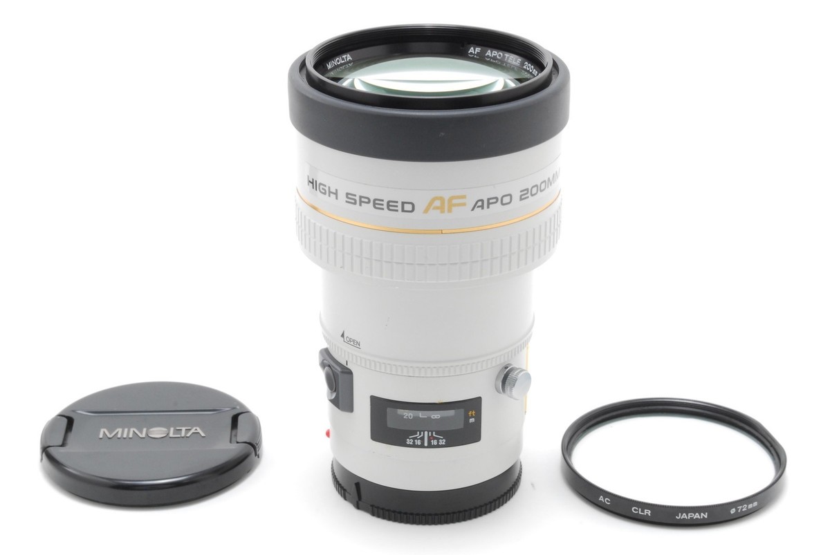 MINOLTAハイスピード AF APO 200mm レンズF2.8