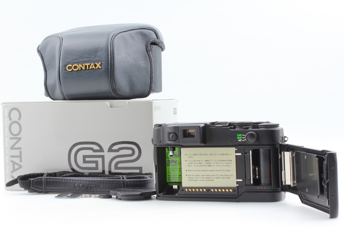 Contax G2コンタックス 2+純正レンズ3本+ストロボ+諸ケース+説明